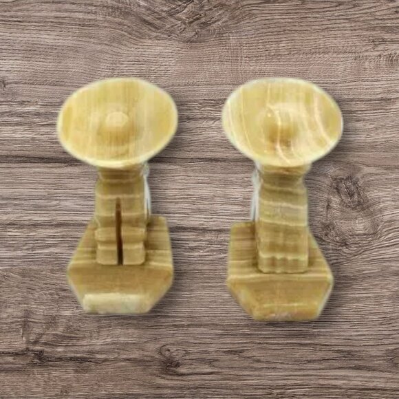 Vintage Onyx Siesta Man Book Ends - Picture 4 of 7